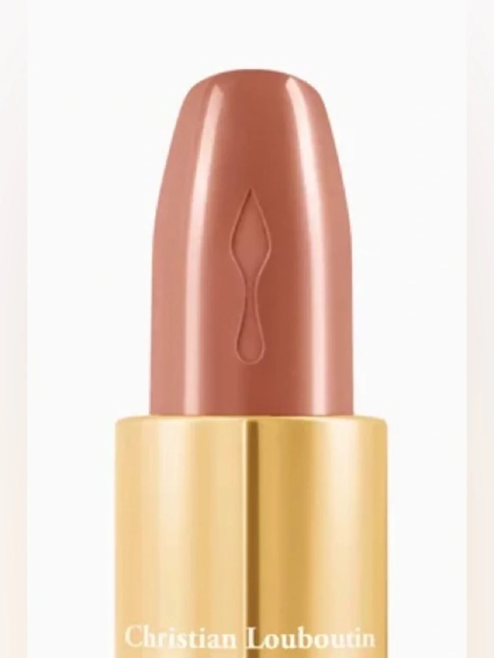 NEW CHRISTIAN LOUBOUTIN Rouge Silky Satin On The Go Lipstick In Soft Goji 355